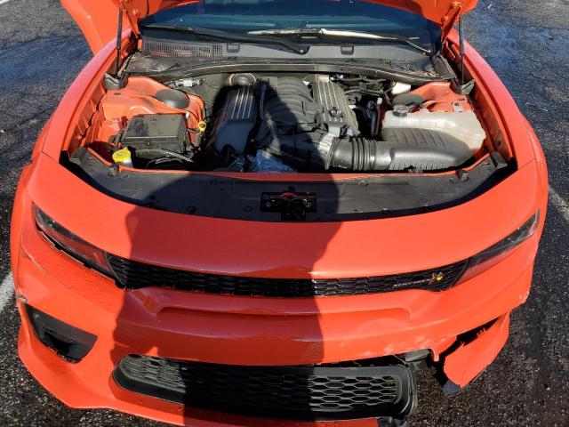 2C3CDXGJ6NH213261 - 2022 DODGE CHARGER SCAT PACK ORANGE photo 11