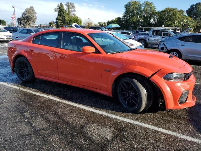 2C3CDXGJ6NH213261 - 2022 DODGE CHARGER SCAT PACK ORANGE photo 4