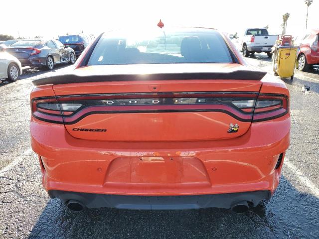 2C3CDXGJ6NH213261 - 2022 DODGE CHARGER SCAT PACK ORANGE photo 6