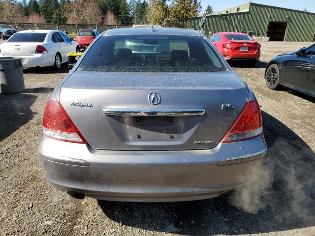 JH4KB16545C001975 - 2005 ACURA RL SILVER photo 6