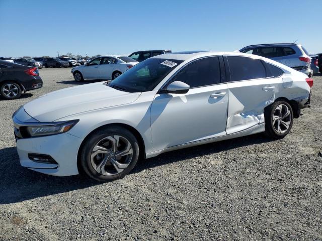 1HGCV1F55KA154452 - 2019 HONDA ACCORD EXL WHITE photo 1