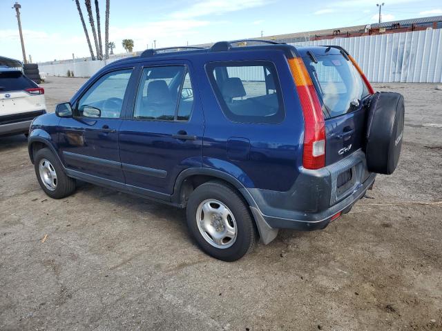 JHLRD68463C012617 - 2003 HONDA CR-V LX BLUE photo 2