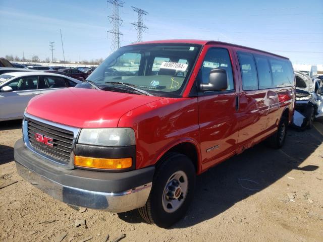 1GJHG39U661251722 - 2006 GMC SAVANA G3500 RED photo 1