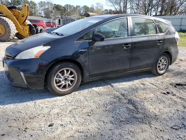 JTDZN3EU6C3128087 - 2012 TOYOTA PRIUS V BLACK photo 1