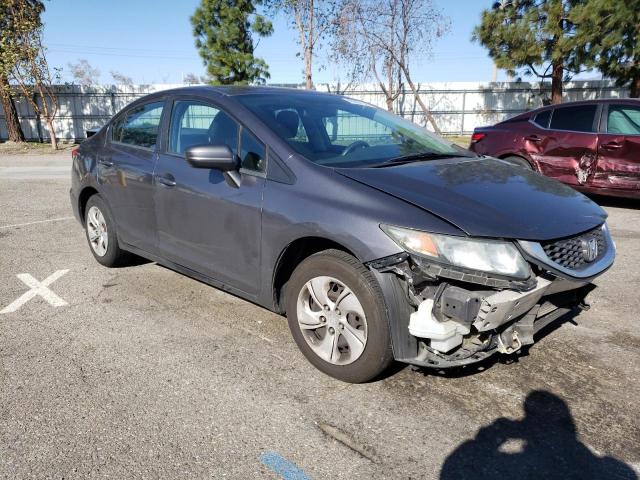 19XFB2F52EE214148 - 2014 HONDA CIVIC LX GRAY photo 4