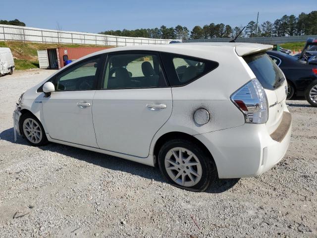 JTDZN3EU9D3189046 - 2013 TOYOTA PRIUS V WHITE photo 2