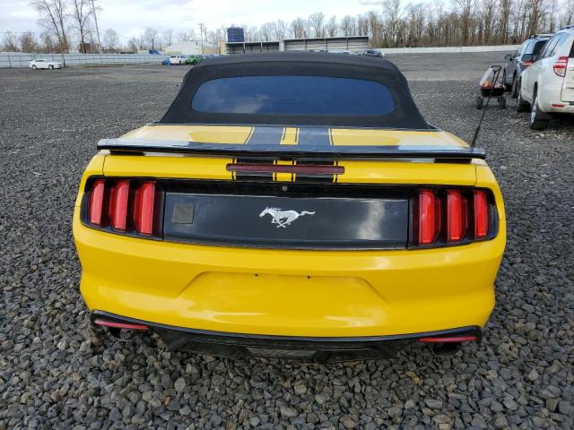 1FATP8UH1F5363917 - 2015 FORD MUSTANG YELLOW photo 6