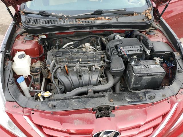 5NPEB4AC8BH182567 - 2011 HYUNDAI SONATA GLS RED photo 11