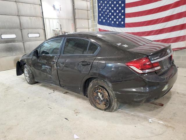 2HGFB2F56DH555282 - 2013 HONDA CIVIC LX 黑色 照片 2