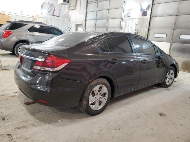 2HGFB2F56DH555282 - 2013 HONDA CIVIC LX 黑色 照片 3