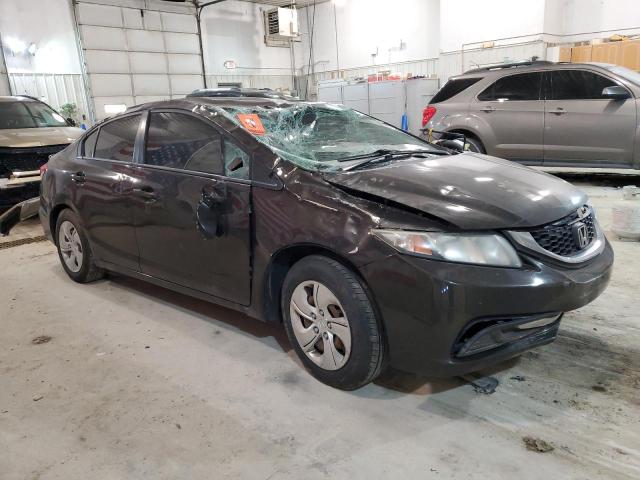 2HGFB2F56DH555282 - 2013 HONDA CIVIC LX 黑色 照片 4