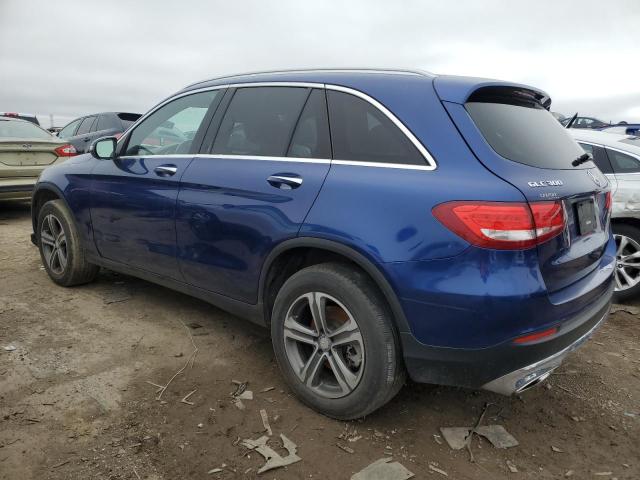 WDC0G4KB4HF118427 - 2017 MERCEDES-BENZ GLC 300 4MATIC BLUE photo 2