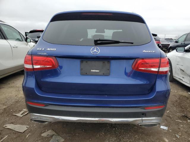 WDC0G4KB4HF118427 - 2017 MERCEDES-BENZ GLC 300 4MATIC BLUE photo 6