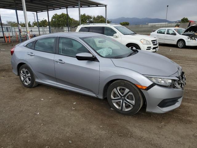 2HGFC2F53HH572544 - 2017 HONDA CIVIC LX SILVER photo 4