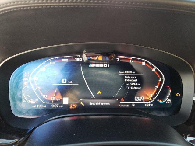 WBA13BK00MCF21504 - 2021 BMW M550XI BLACK photo 9