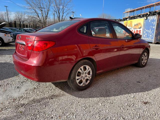 KMHDU4AD1AU172820 - 2010 HYUNDAI ELANTRA BLUE MAROON photo 4