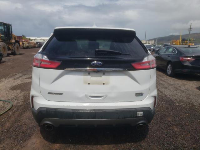 2FMPK4J90KBB89954 - 2019 FORD EDGE SEL WHITE photo 6