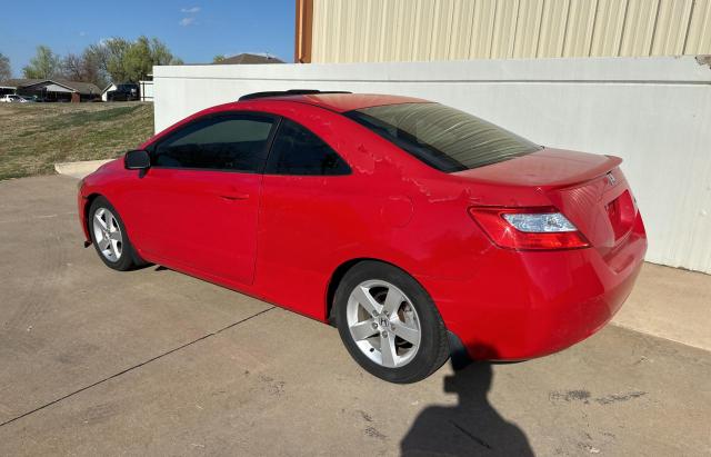 2HGFG12867H566377 - 2007 HONDA CIVIC EX RED photo 3