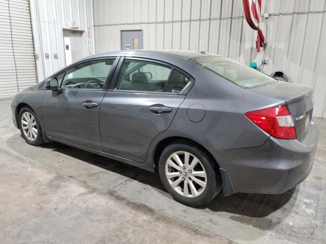 19XFB2F81CE029497 - 2012 HONDA CIVIC EX GRAY photo 2