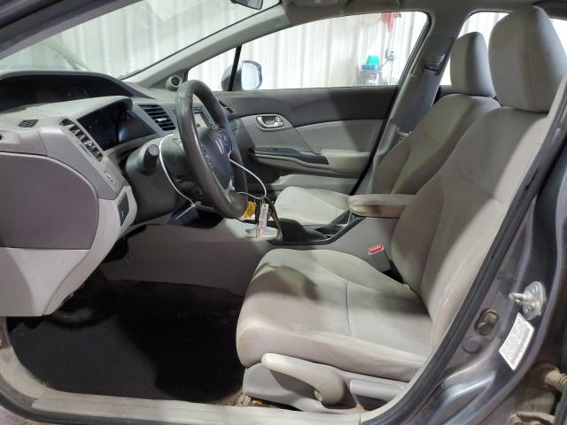 19XFB2F81CE029497 - 2012 HONDA CIVIC EX GRAY photo 7