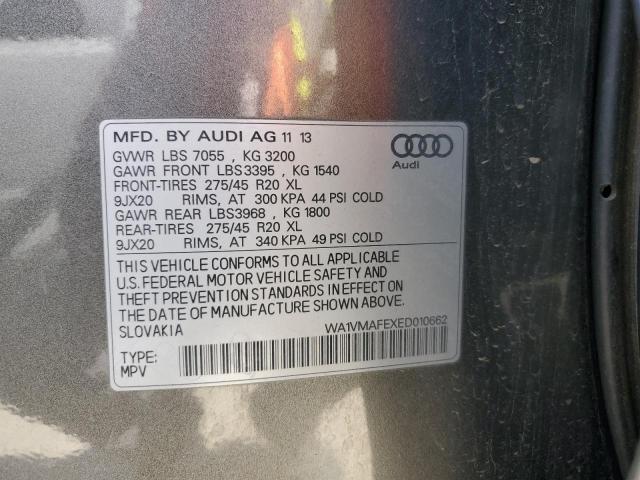 WA1VMAFEXED010662 - 2014 AUDI Q7 PRESTIGE ნაცრისფერი ფოტო 14