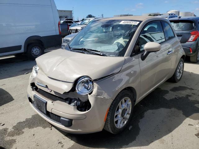 3C3CFFDR6CT164632 - 2012 FIAT 500 POP TAN photo 1