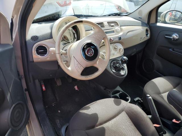 3C3CFFDR6CT164632 - 2012 FIAT 500 POP TAN photo 8