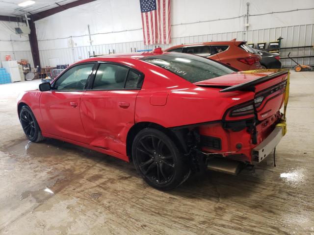 2C3CDXHG0GH165164 - 2016 DODGE CHARGER SXT RED photo 2