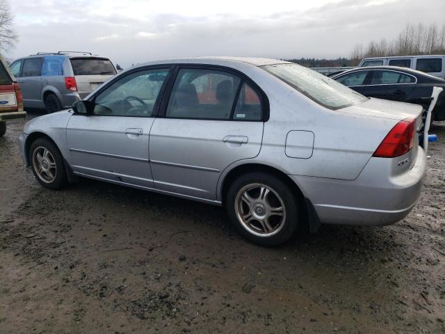 2HGES16682H607779 - 2002 HONDA CIVIC LX SILVER photo 2