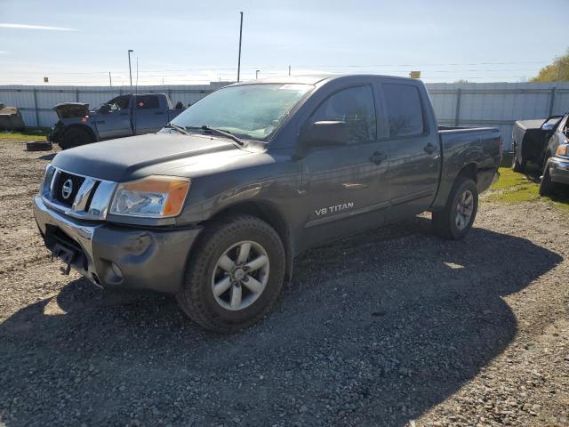 1N6AA0ED3BN301913 - 2011 NISSAN TITAN S GRAY photo 1