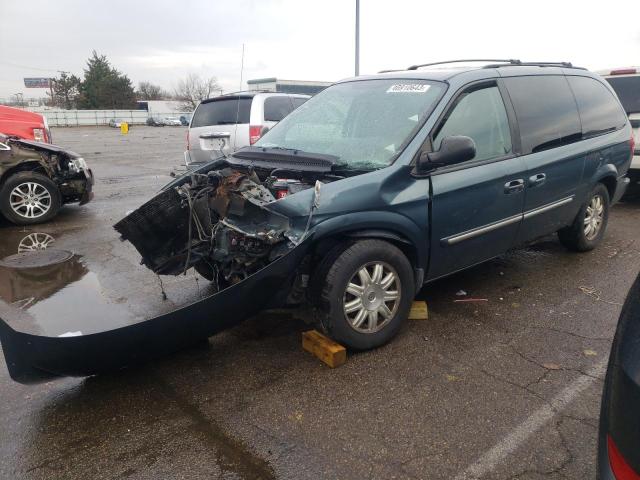 2A4GP54L06R759963 - 2006 CHRYSLER TOWN & COU TOURING ლურჯი ფოტო 1