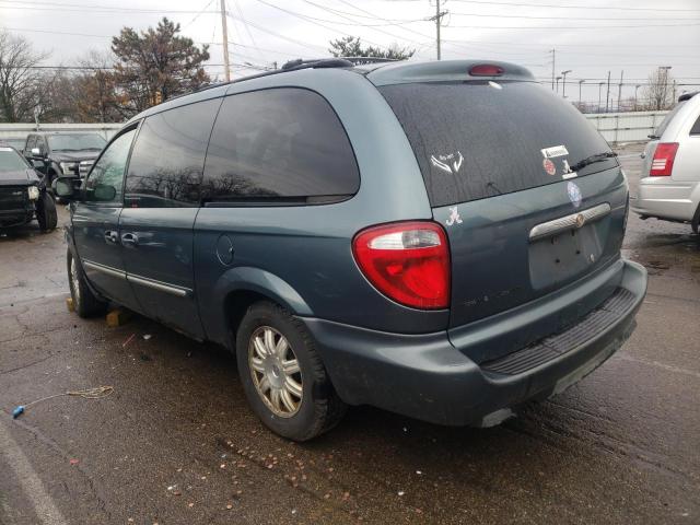 2A4GP54L06R759963 - 2006 CHRYSLER TOWN & COU TOURING ლურჯი ფოტო 2