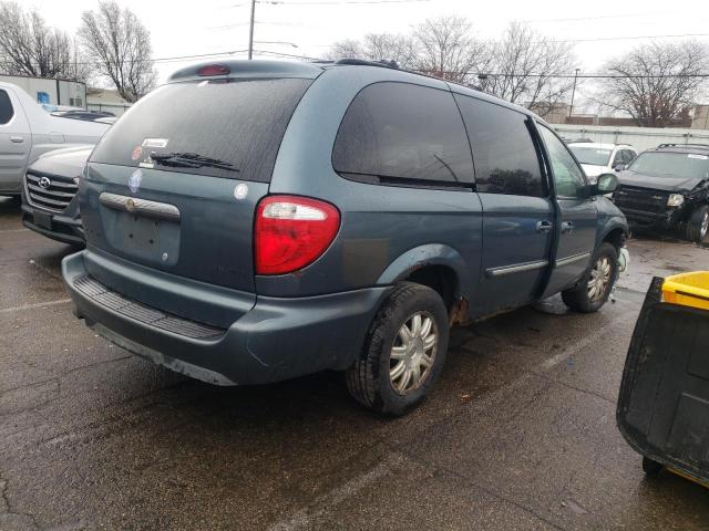 2A4GP54L06R759963 - 2006 CHRYSLER TOWN & COU TOURING ლურჯი ფოტო 3