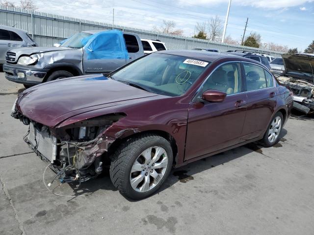 JHMCP26828C027257 - 2008 HONDA ACCORD EXL BURGUNDY photo 1