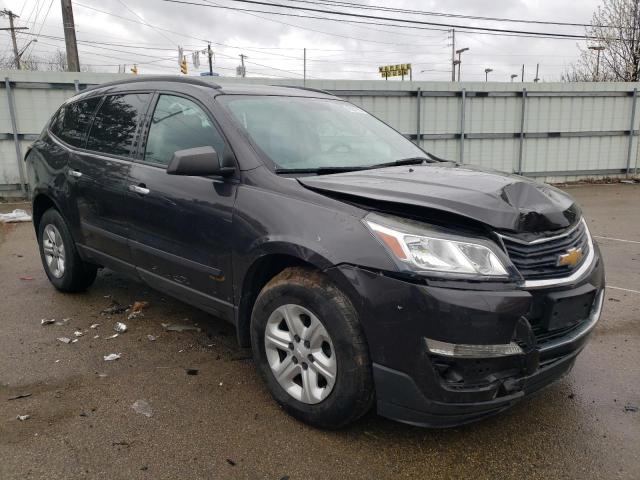 1GNKRFED9HJ166320 - 2017 CHEVROLET TRAVERSE LS BLACK photo 4