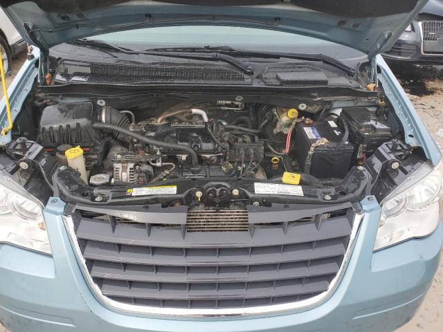 2A8HR44H68R110156 - 2008 CHRYSLER TOWN & COU LX BLUE photo 12