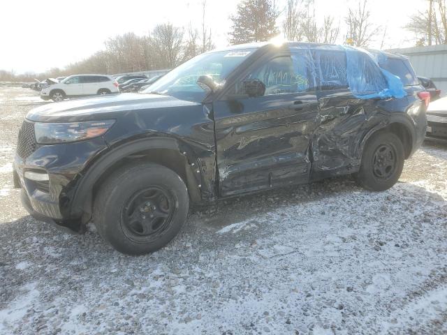 1FM5K8AB4MGB24988 - 2021 FORD EXPLORER POLICE INTERCEPTOR BLACK photo 1