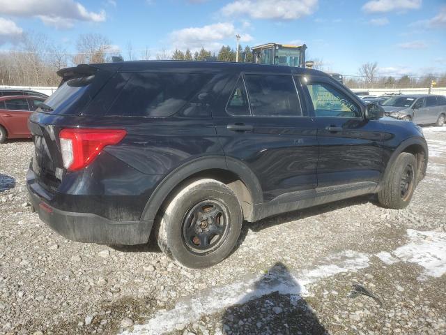 1FM5K8AB4MGB24988 - 2021 FORD EXPLORER POLICE INTERCEPTOR BLACK photo 3