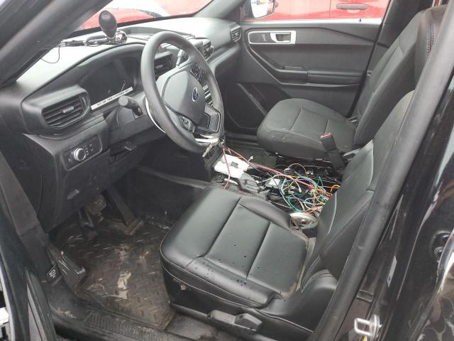 1FM5K8AB4MGB24988 - 2021 FORD EXPLORER POLICE INTERCEPTOR BLACK photo 7