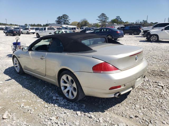 WBAEK734X5B327277 - 2005 BMW 645 CI AUTOMATIC CREAM photo 2