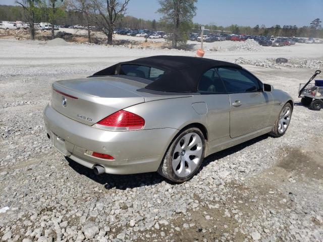 WBAEK734X5B327277 - 2005 BMW 645 CI AUTOMATIC CREAM photo 3