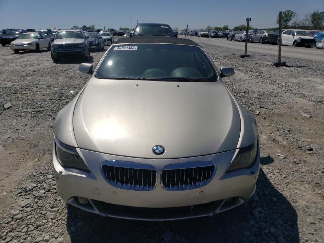 WBAEK734X5B327277 - 2005 BMW 645 CI AUTOMATIC CREAM photo 5