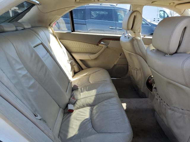 WDBNG84J53A349719 - 2003 MERCEDES-BENZ S 500 4MATIC WHITE photo 10