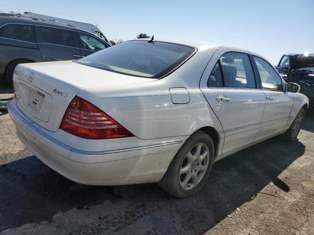 WDBNG84J53A349719 - 2003 MERCEDES-BENZ S 500 4MATIC WHITE photo 3