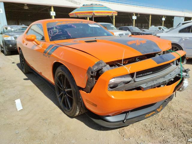 2C3CDYBT8CH131477 - 2012 DODGE CHALLENGER ORANGE photo 1