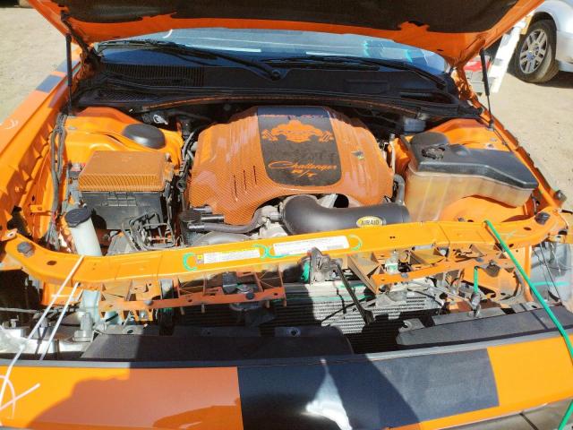 2C3CDYBT8CH131477 - 2012 DODGE CHALLENGER ORANGE photo 7