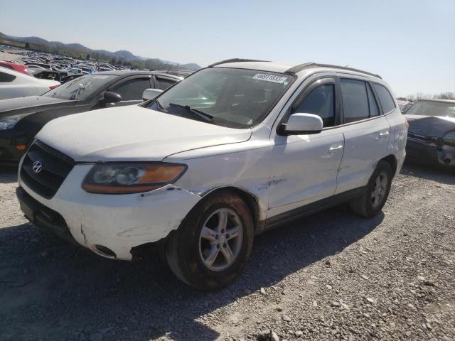 5NMSG13D38H143724 - 2008 HYUNDAI SANTA FE GLS WHITE photo 1