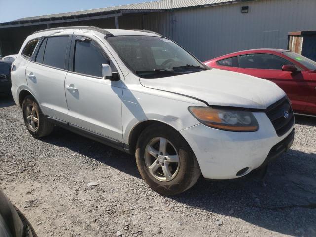 5NMSG13D38H143724 - 2008 HYUNDAI SANTA FE GLS WHITE photo 4