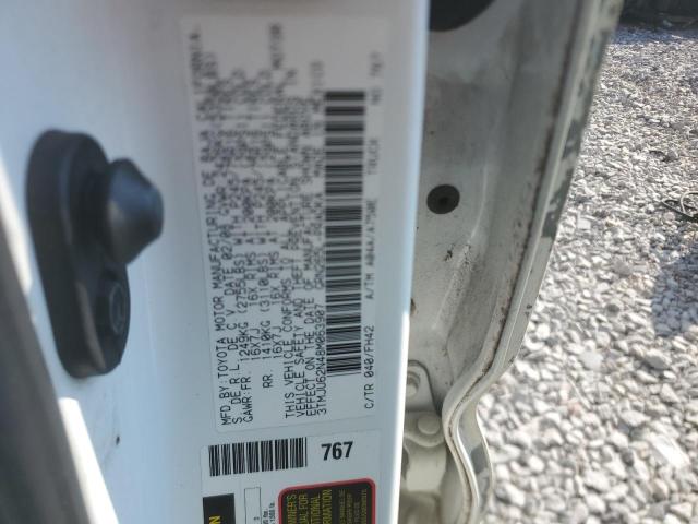 3TMJU62N48M063907 - 2008 TOYOTA TACOMA DOUBLE CAB PRERUNNER WHITE photo 12