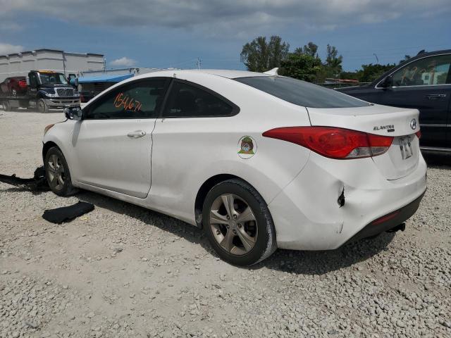 KMHDH6AE8DU020319 - 2013 HYUNDAI ELANTRA CO GS WHITE photo 2